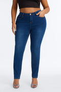 Worth The Hype Stretch High Rise Skinny Jeans - Dark Wash
