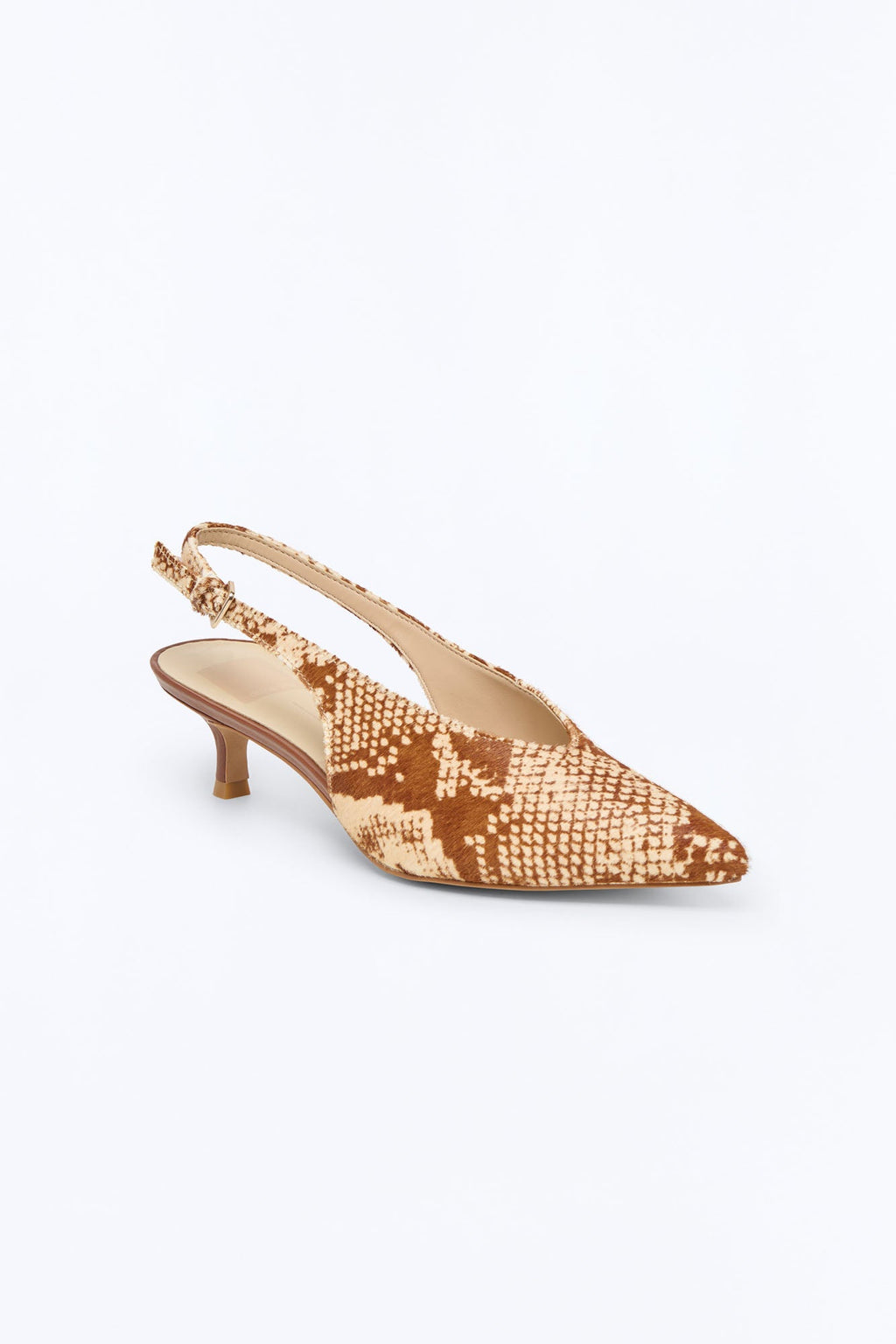 Dolce Vita Alenna Calf Hair Heels - Brown Combo