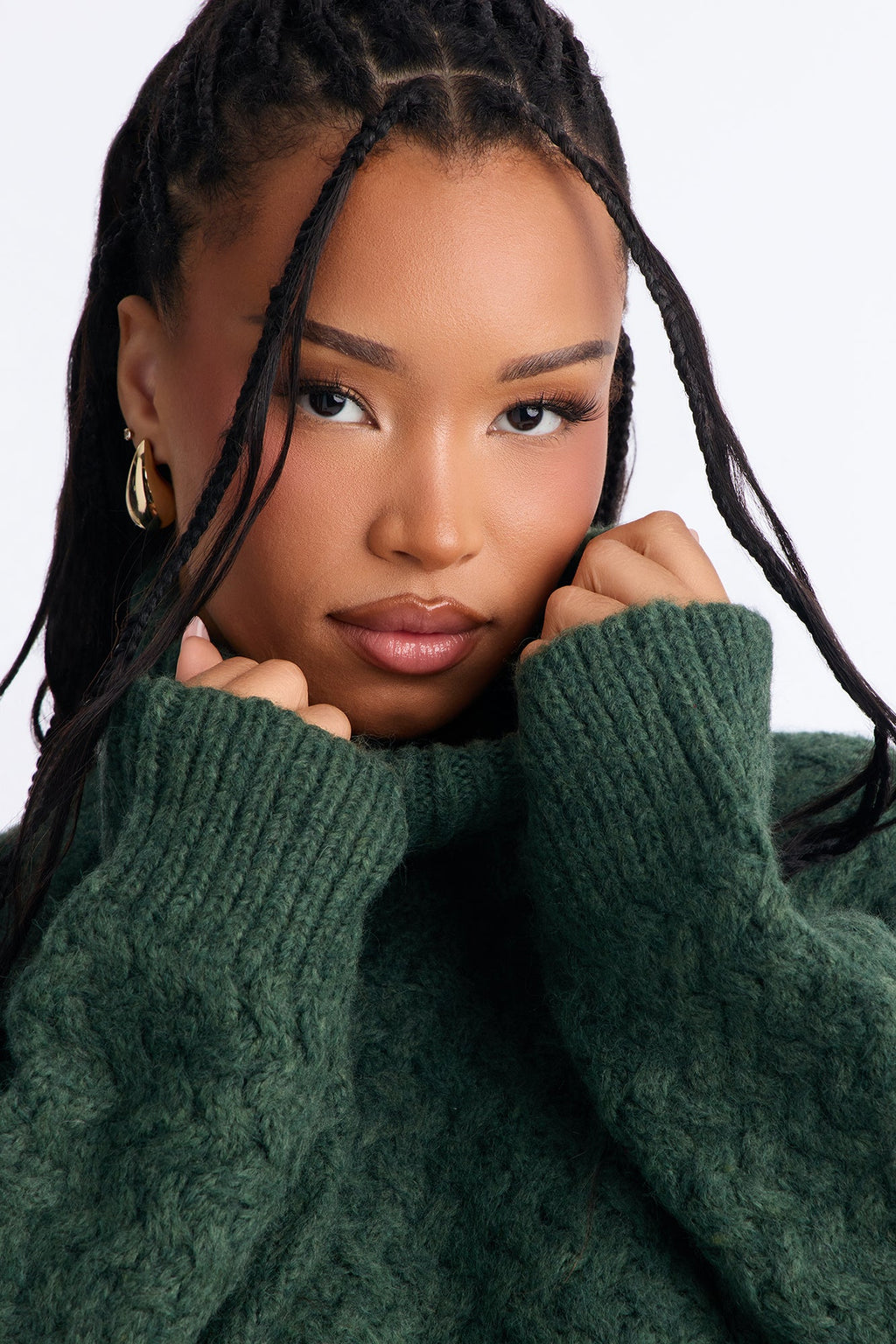 Esme Turtle Neck Sweater - Hunter