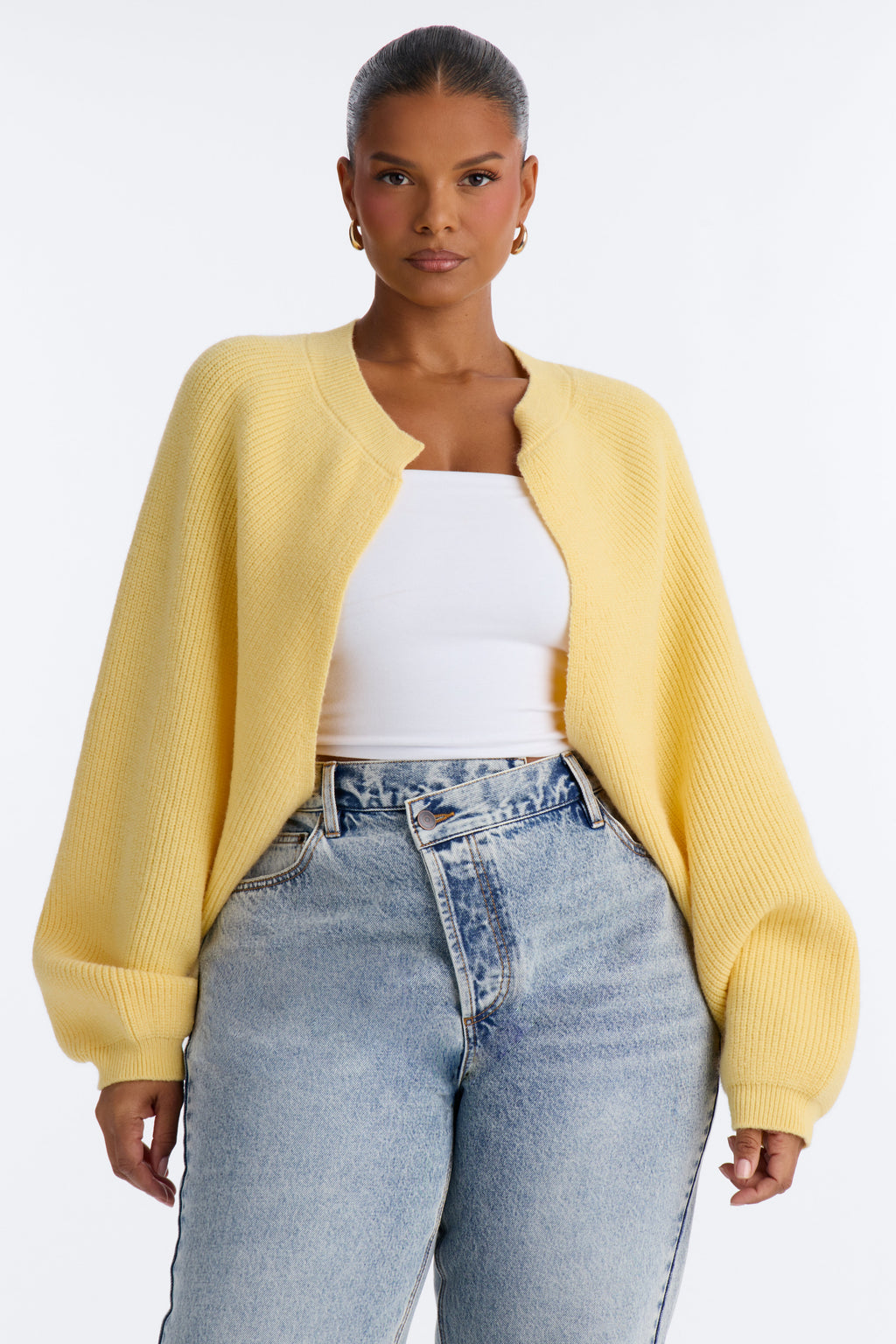 Whatever She Wants Cardigan - Butter Yellow