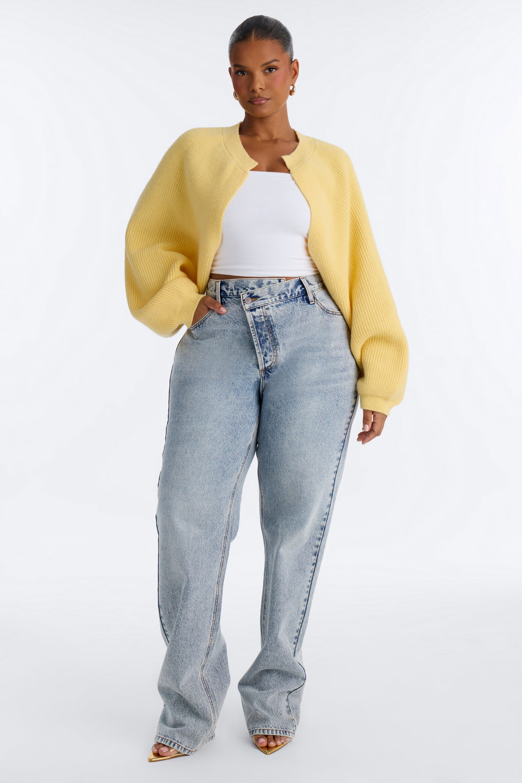 Whatever She Wants Cardigan - Butter Yellow