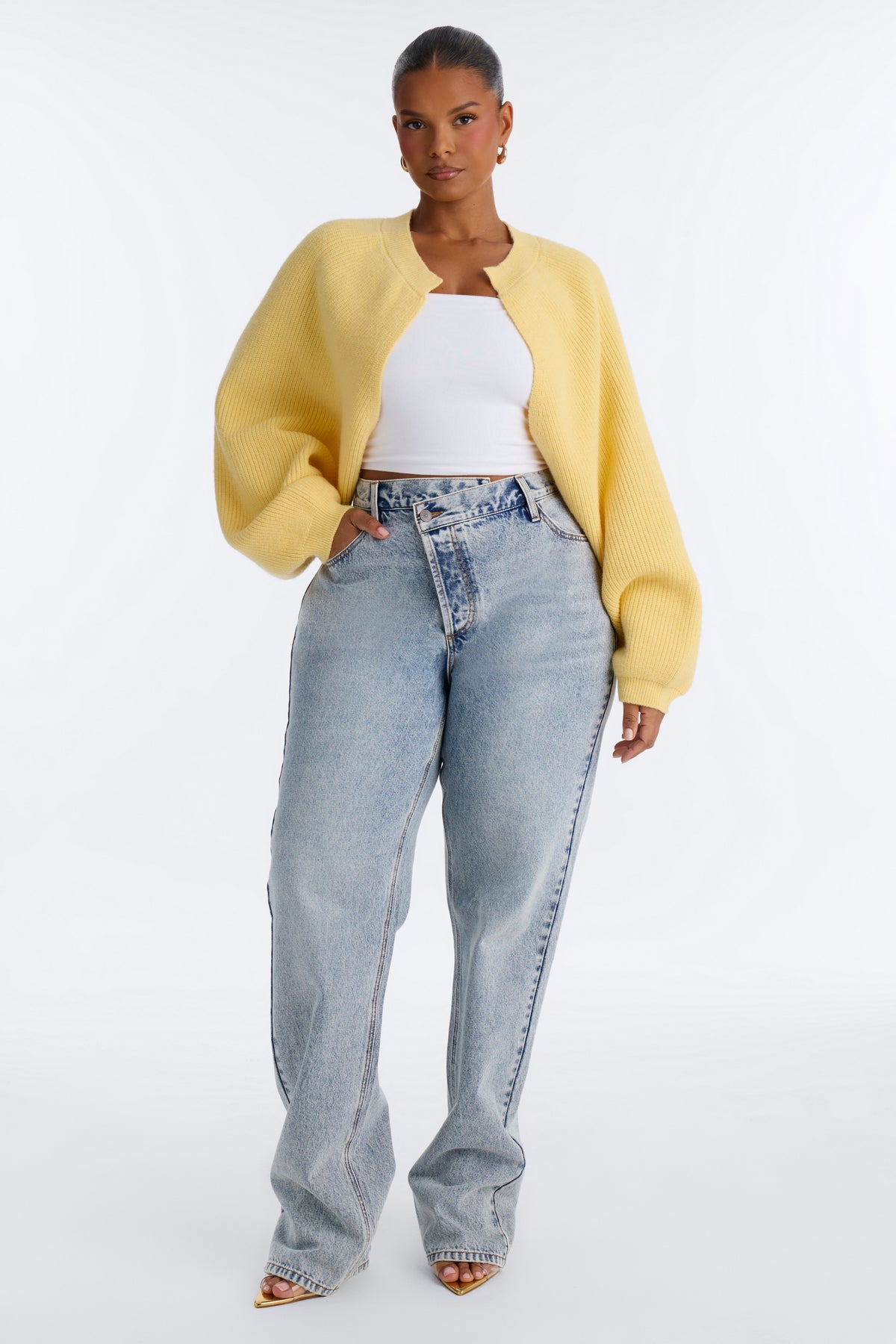 Whatever She Wants Cardigan - Butter Yellow