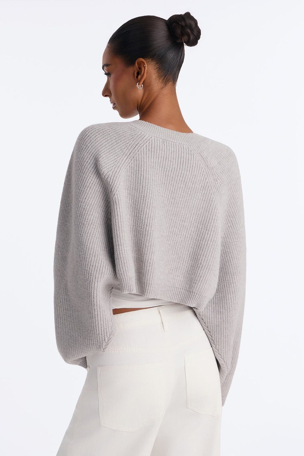Whatever She Wants Cardigan - Heather Grey