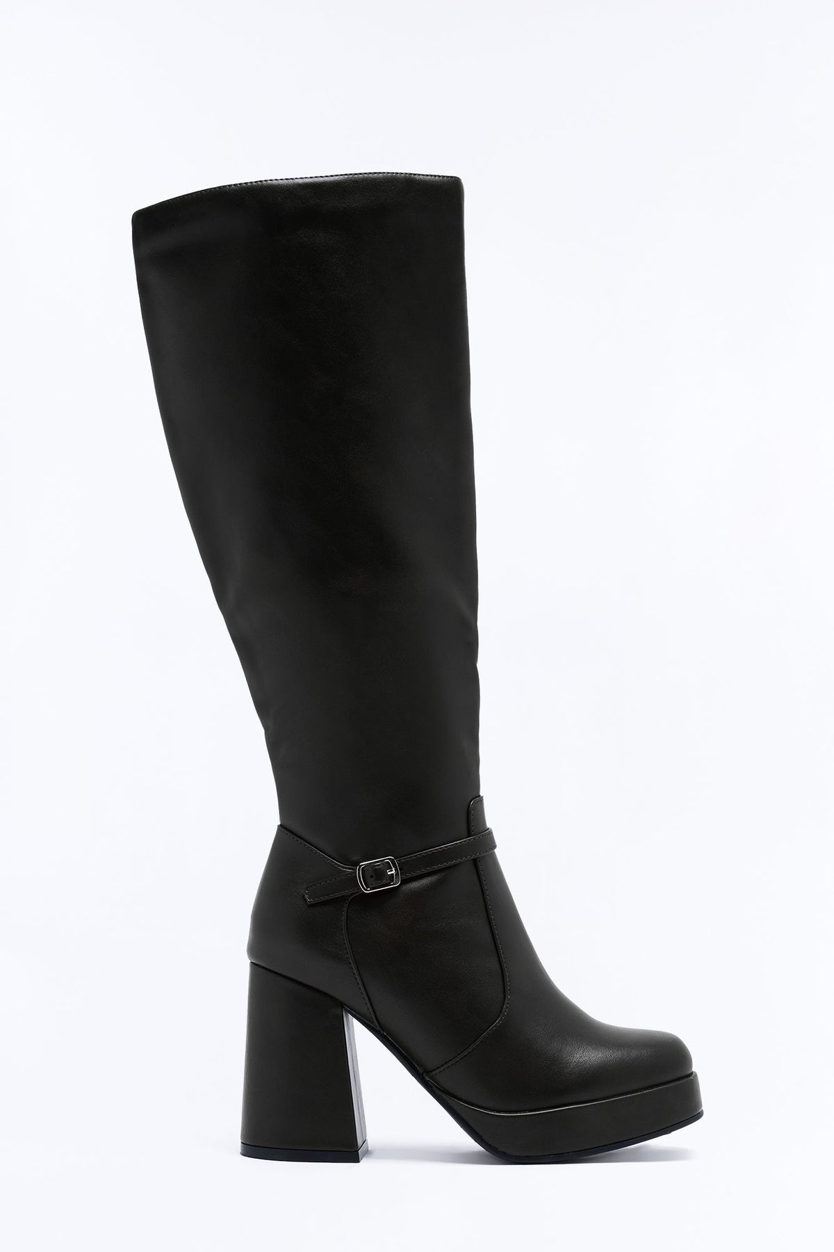 Have Your Moment Heeled Boots - Black