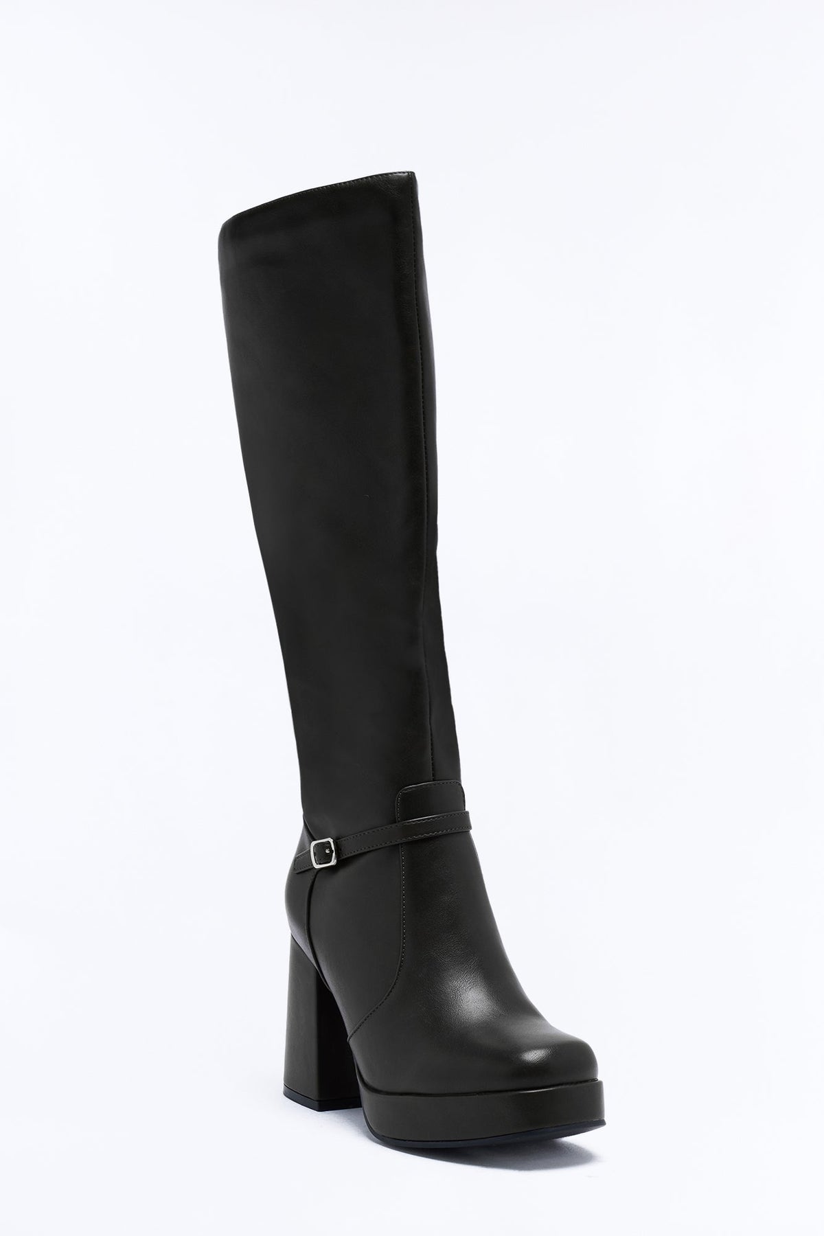 Have Your Moment Heeled Boots - Black