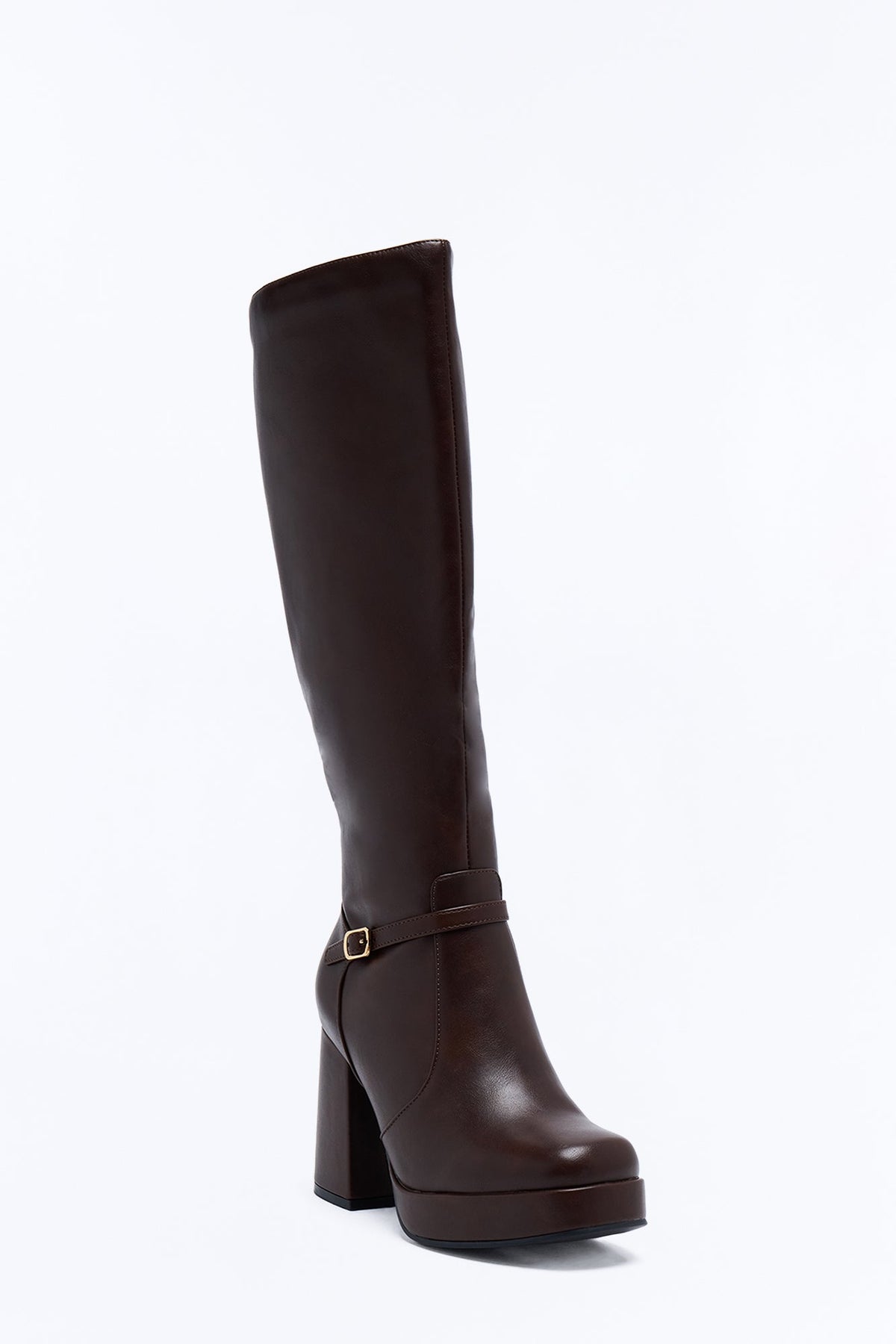 Have Your Moment Heeled Boots - Brown