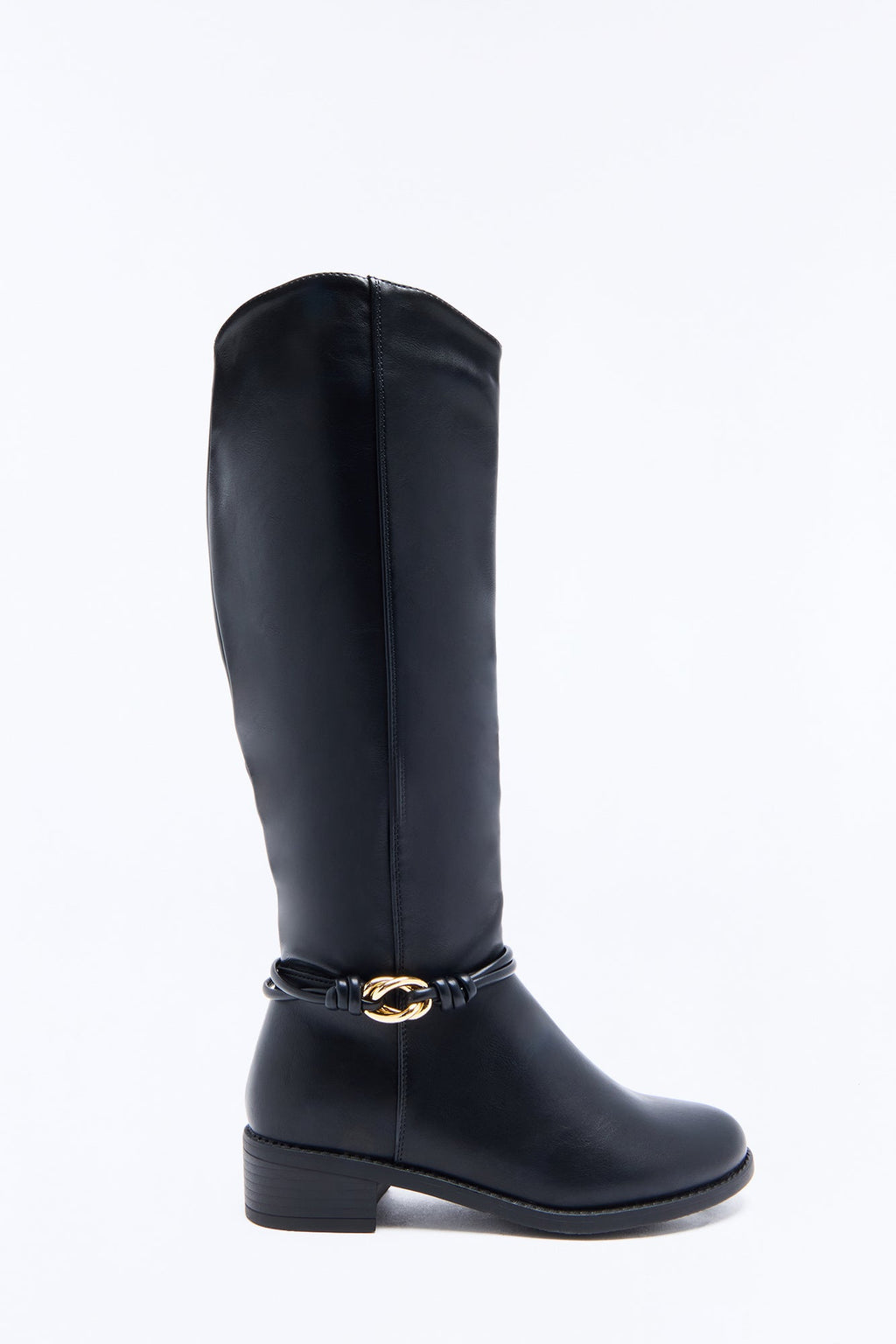 Echo Hardware Flat Boots - Black