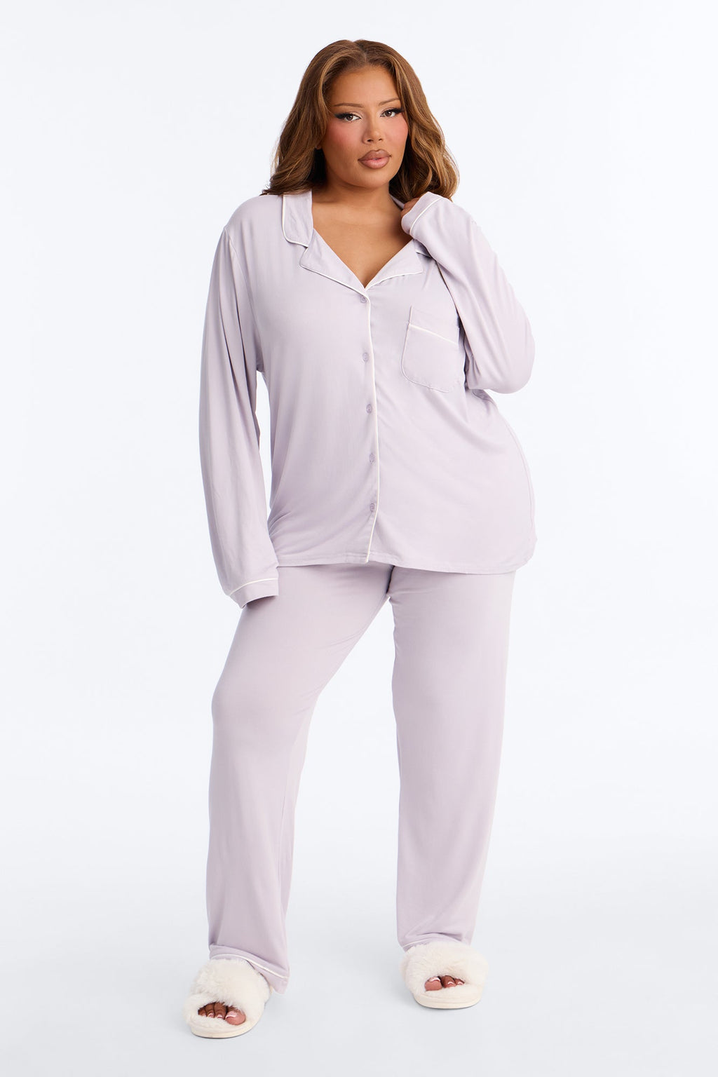 In The Morning PJ Pant Set - Lavender