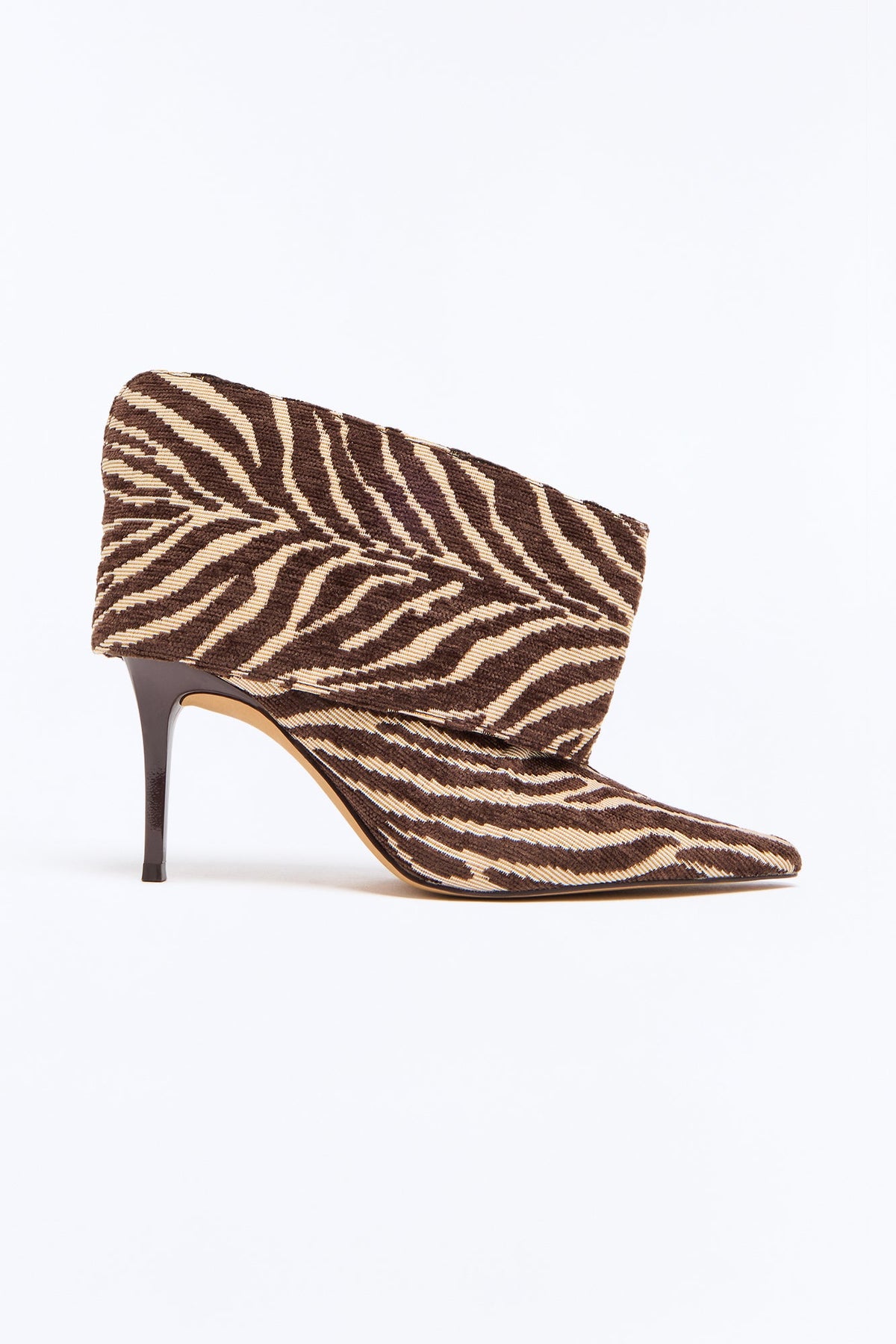 Steve Madden Enella Overlay Booties - Brown/combo