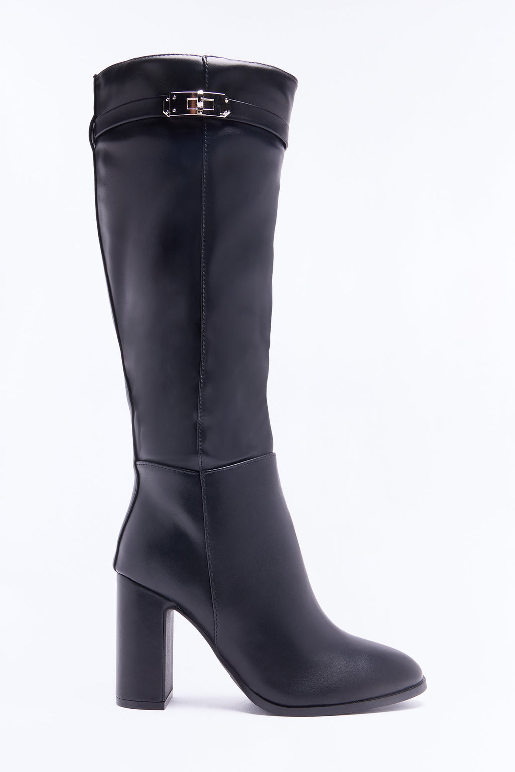 I Did That Heeled Boots - Black