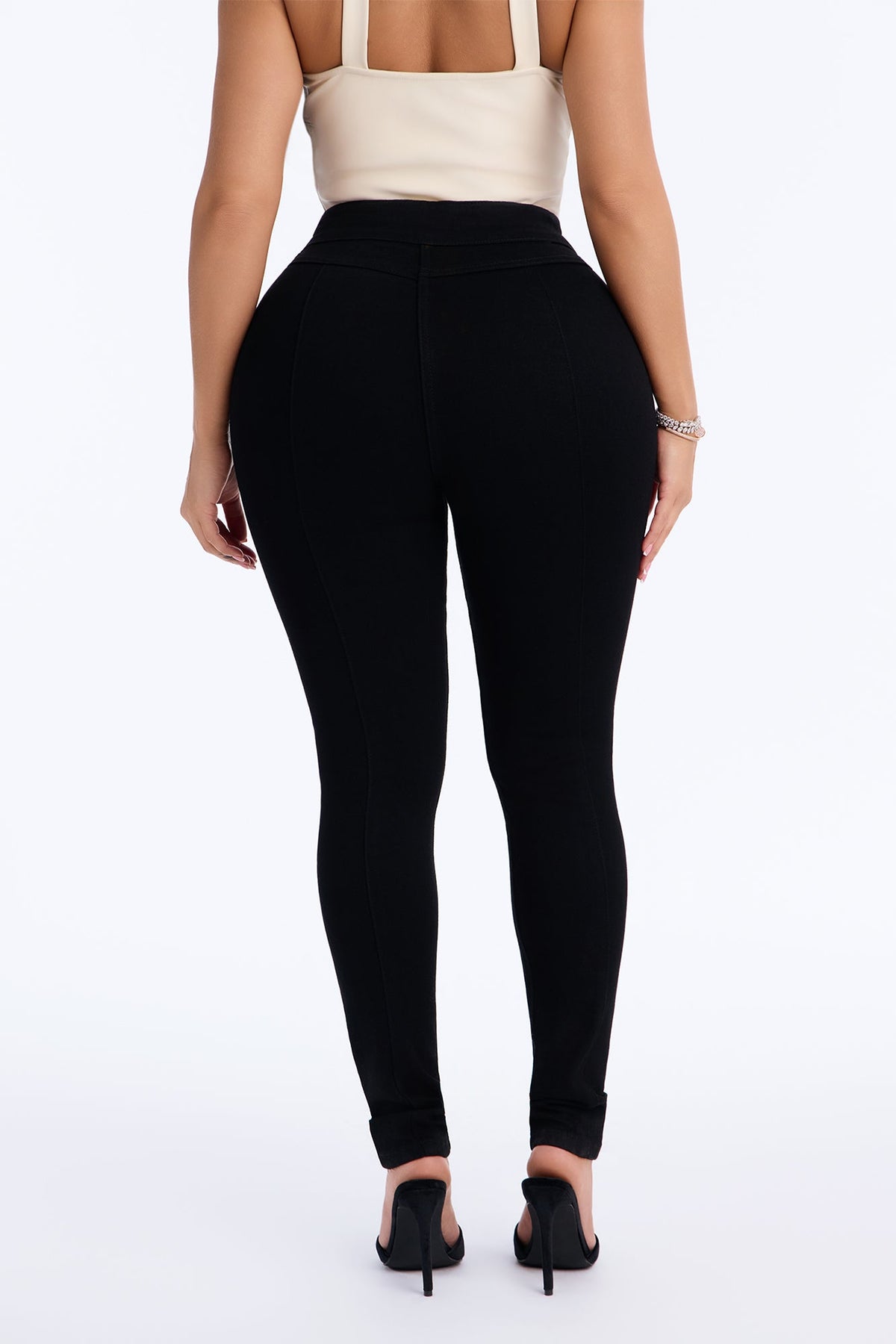Nights To Remember Premium High Stretch Skinny Jeans - Black