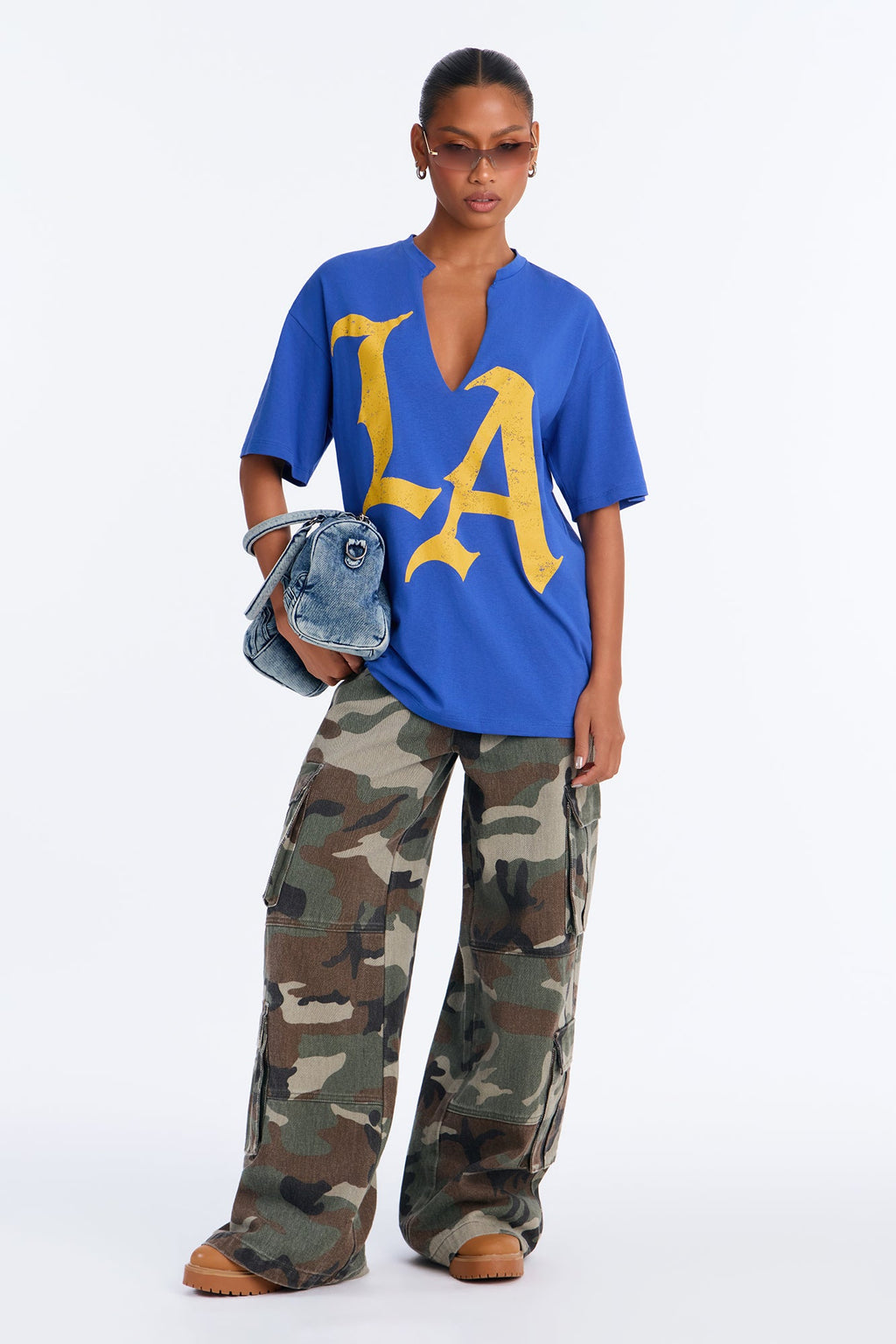 LA Girl T-Shirt - Blue