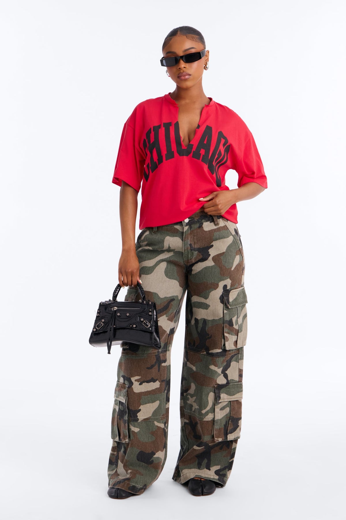 Chicago Girl T-Shirt - Red