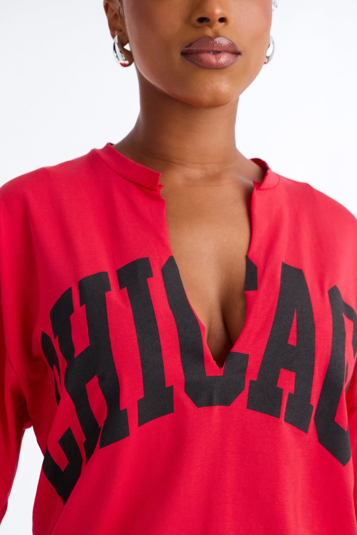 Chicago Girl T-Shirt - Red