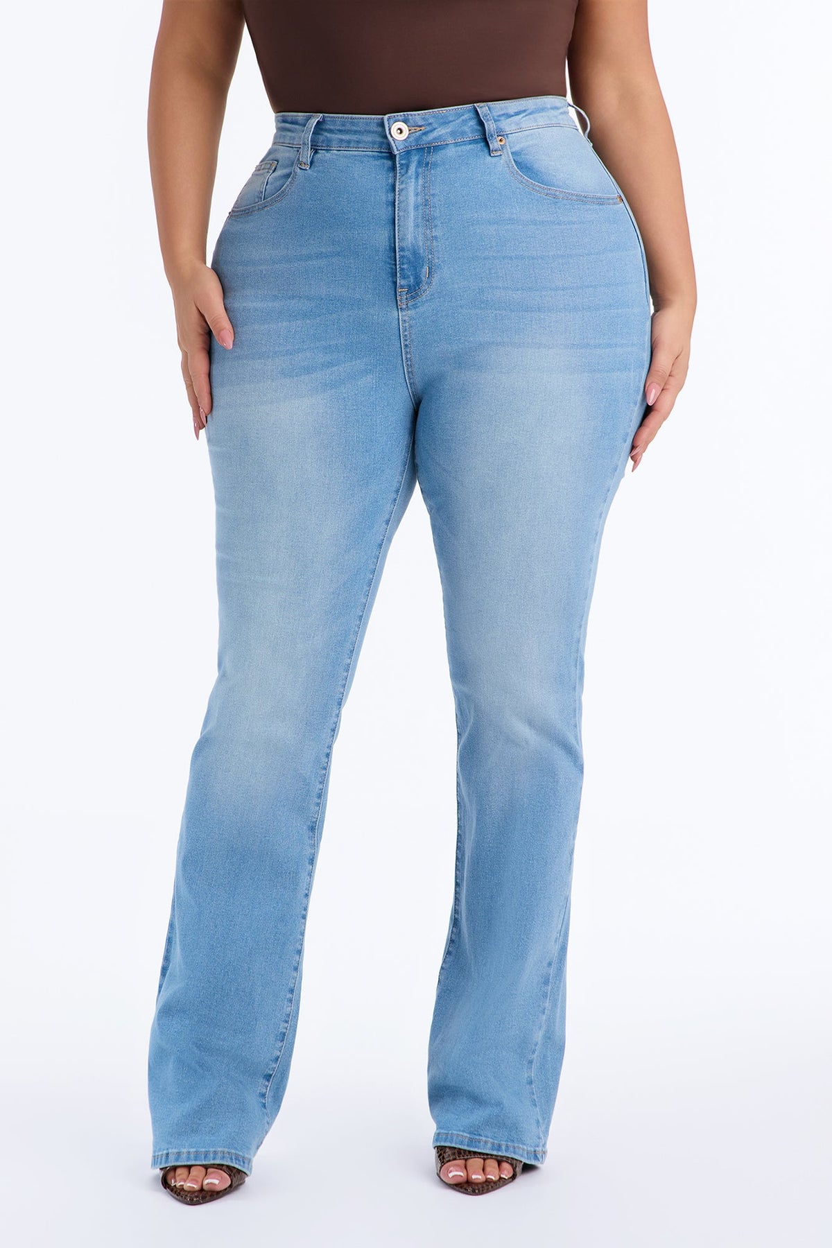 Tall Houston Curvy Stretch Bootcut Jean - Medium Wash