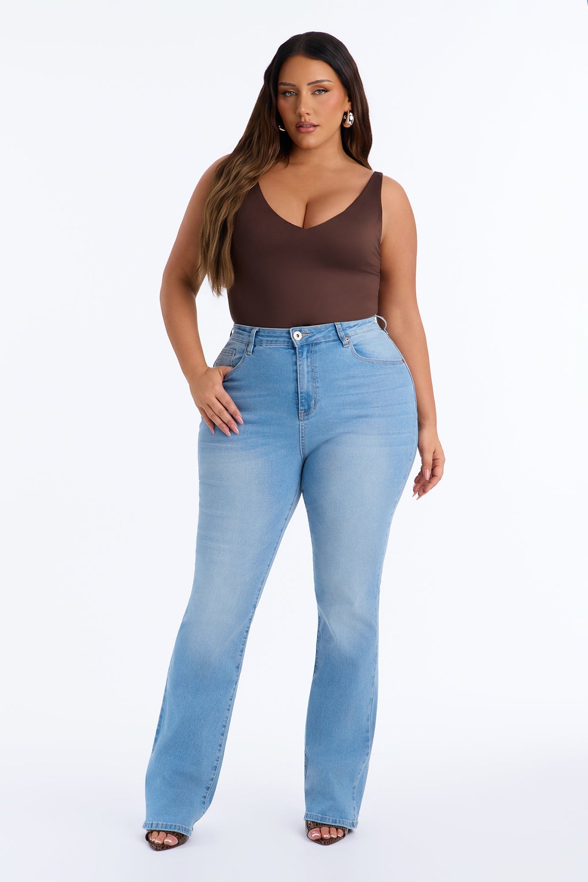 Tall Houston Curvy Stretch Bootcut Jean - Medium Wash