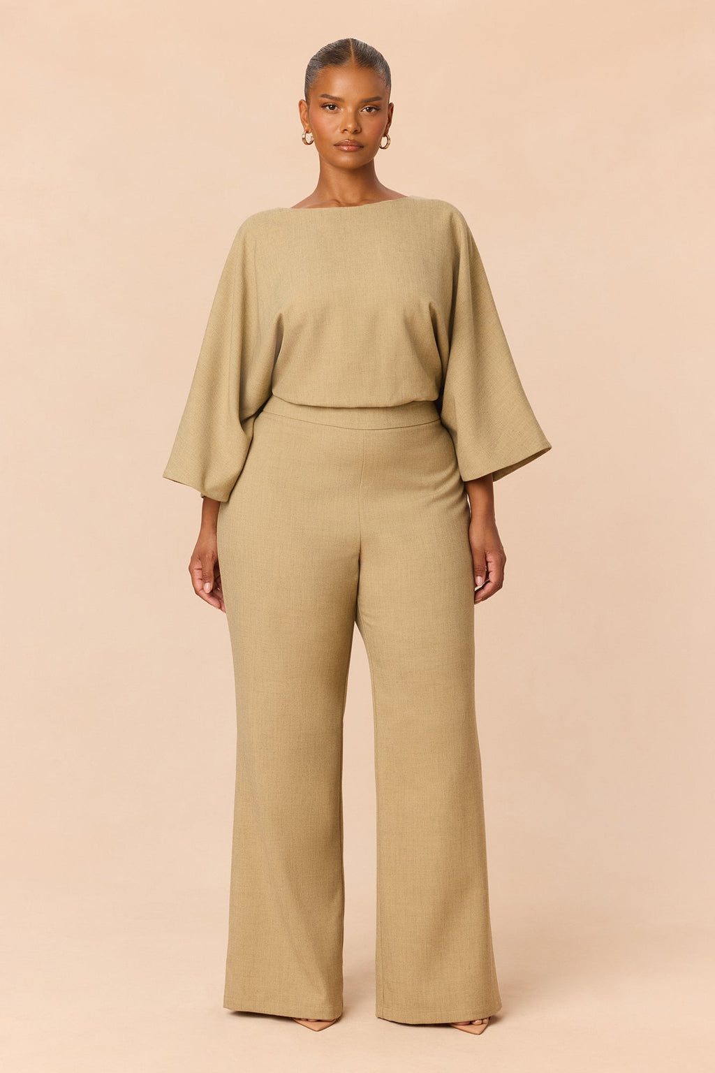 Zelara Pant Set - Khaki