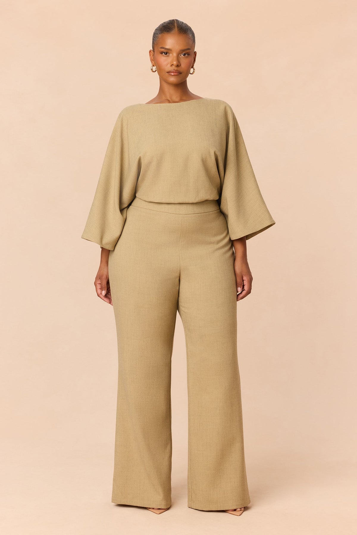 Zelara Pant Set - Khaki