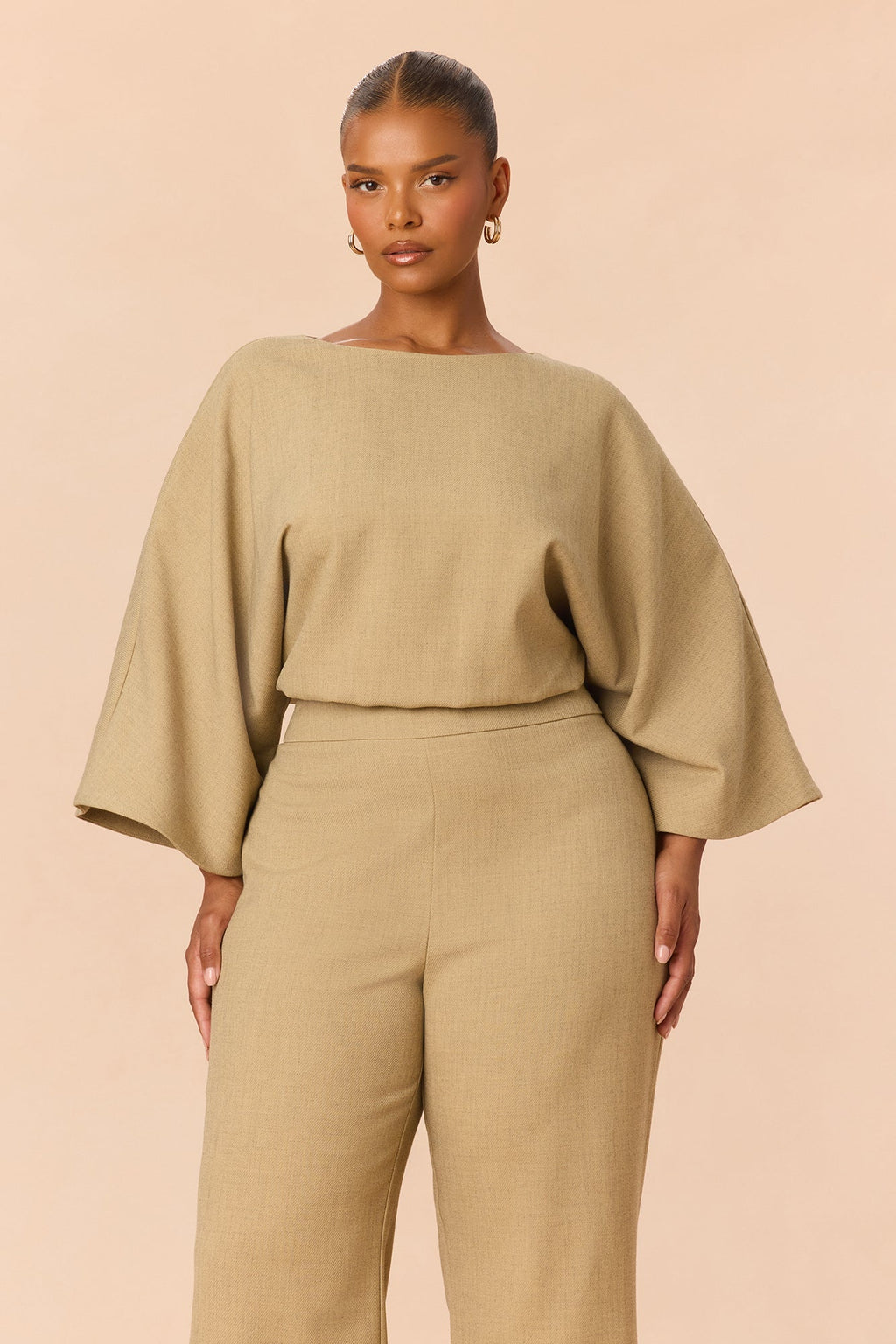 Zelara Pant Set - Khaki