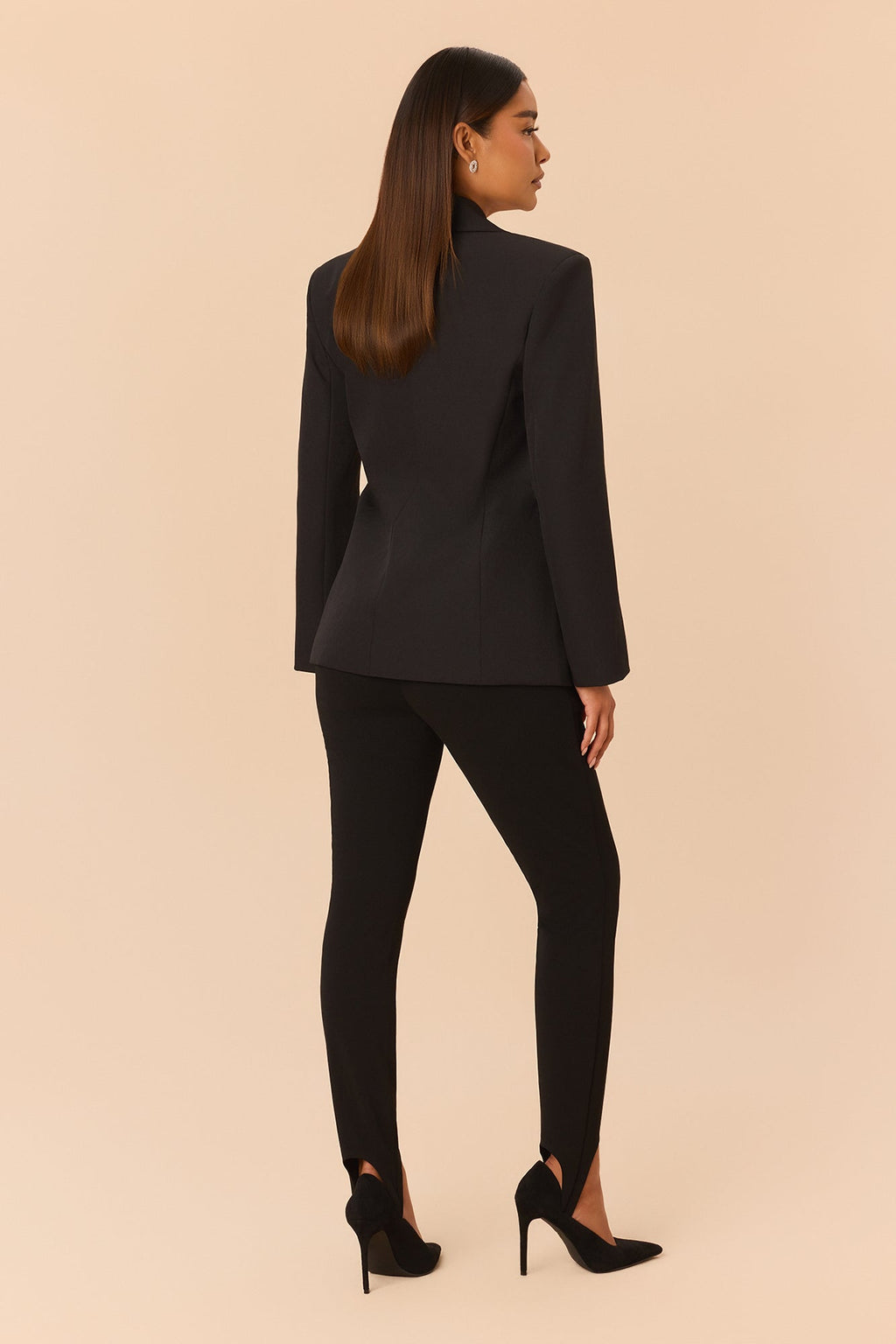 Tianna Blazer Pant Set - Black