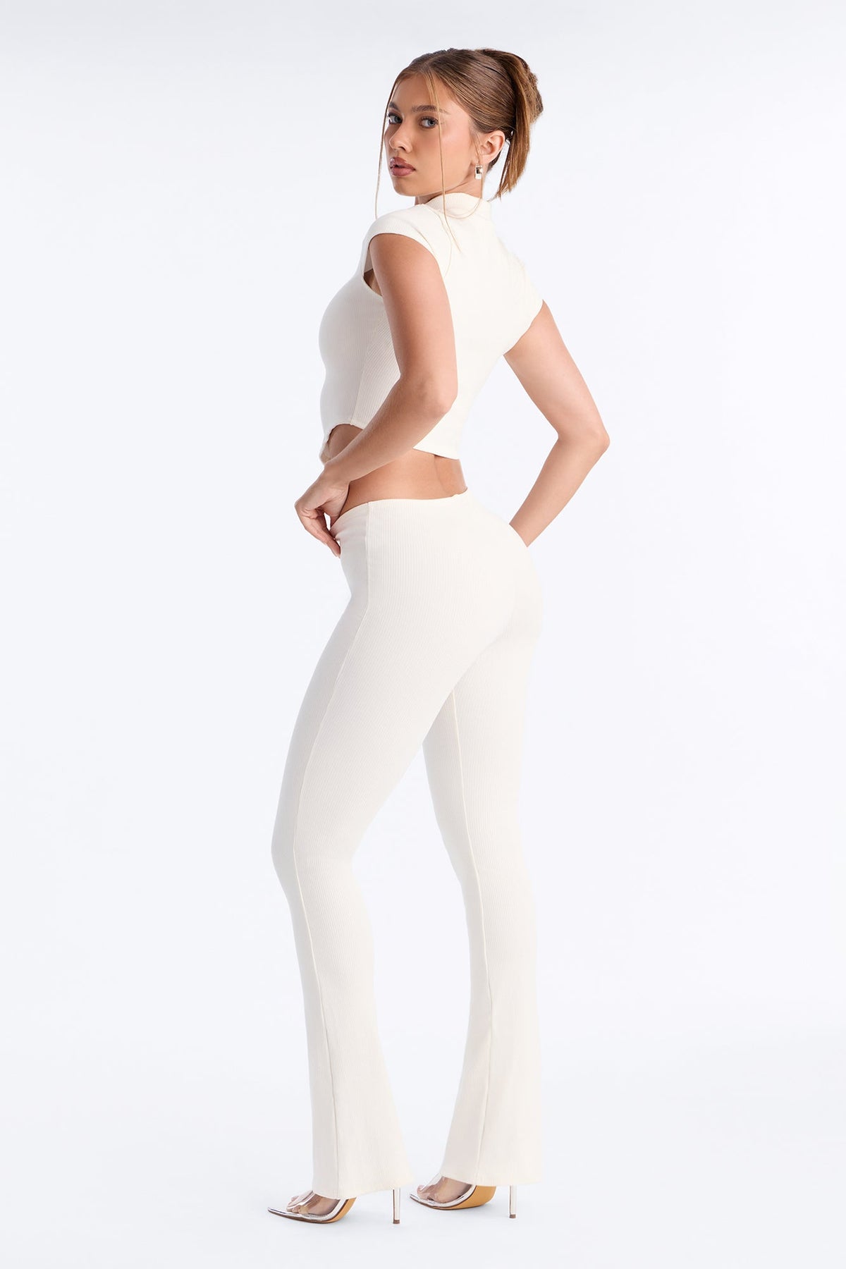 Sofia Snatched Pant Set - Off White