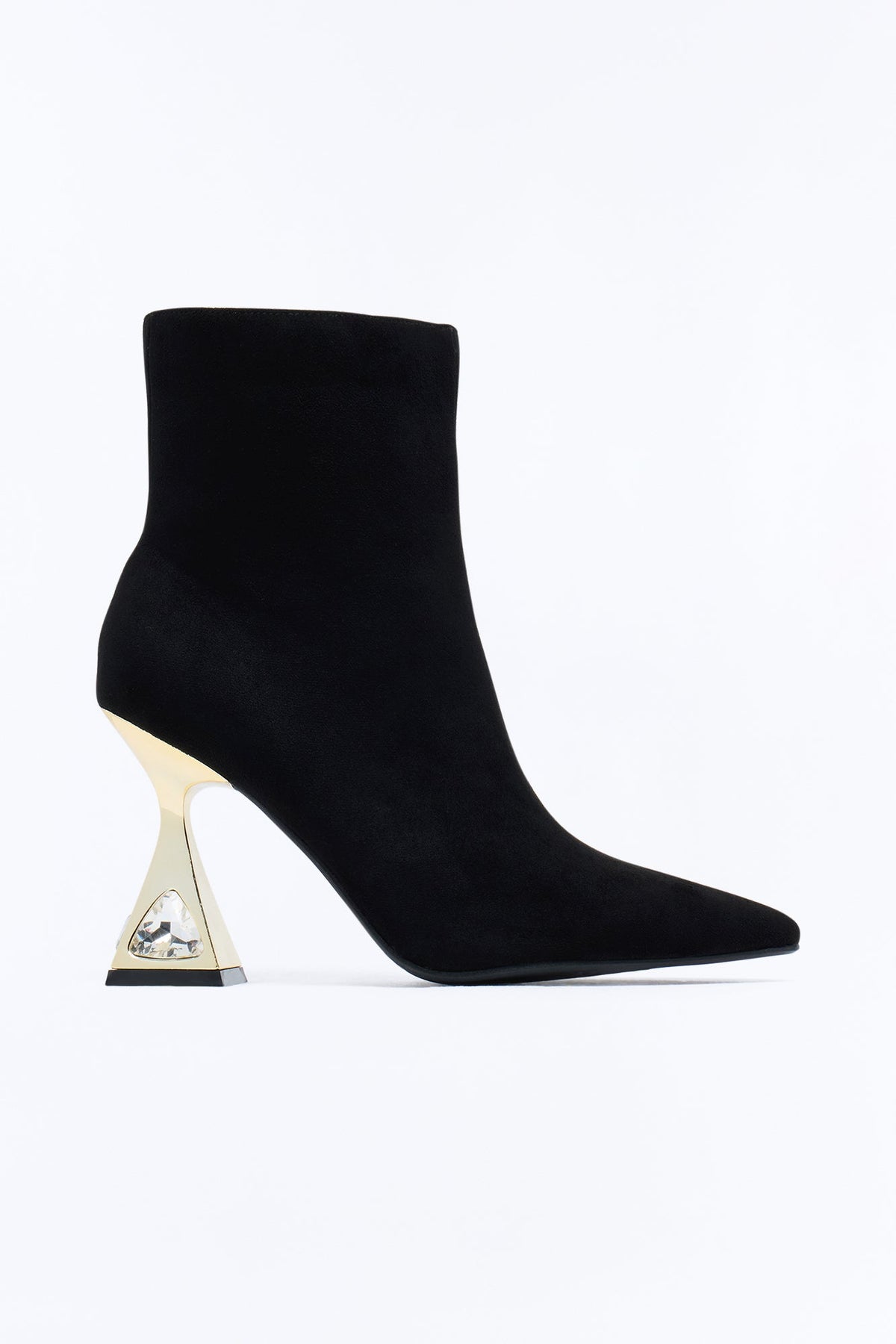 Better Days Heeled Booties - Black