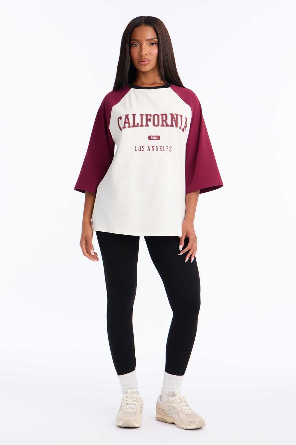 California Life Legging Set - Burgundy/combo