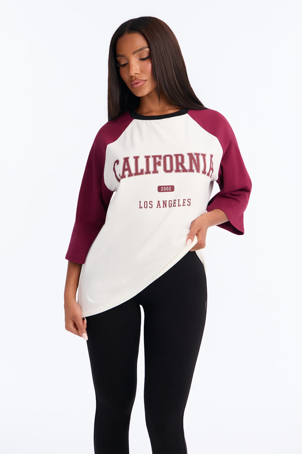 California Life Legging Set - Burgundy/combo