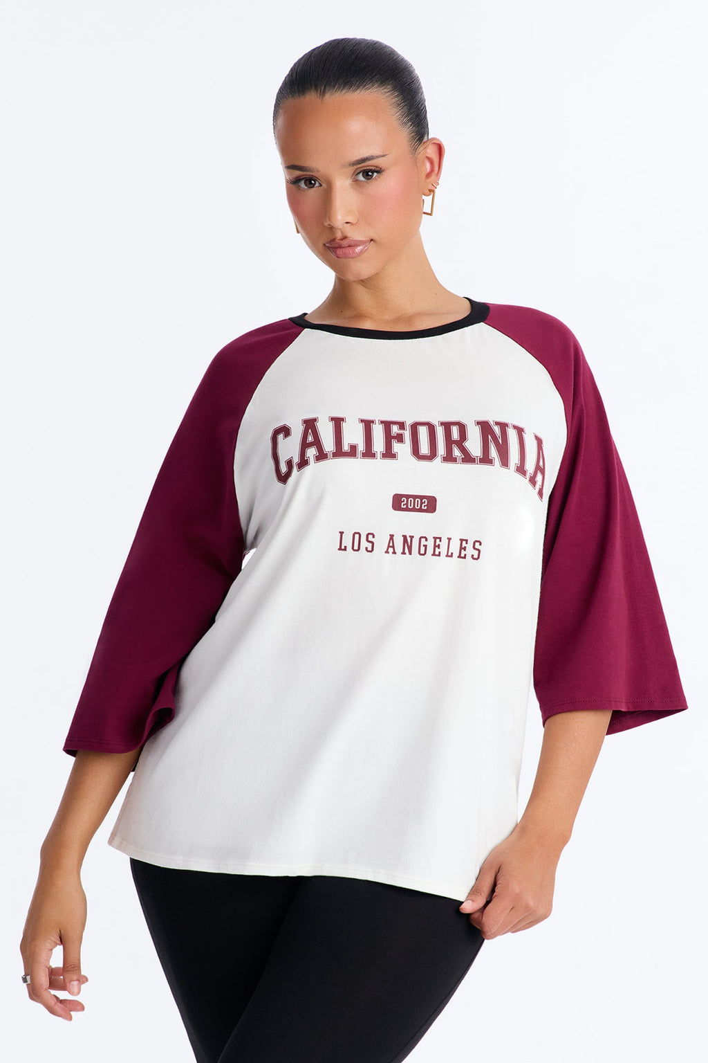 California Life Legging Set - Burgundy/combo