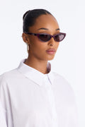 Small Talk Sunglasses - Burgundy