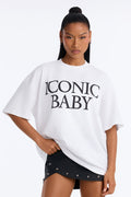Iconic Baby Statement Tee - White