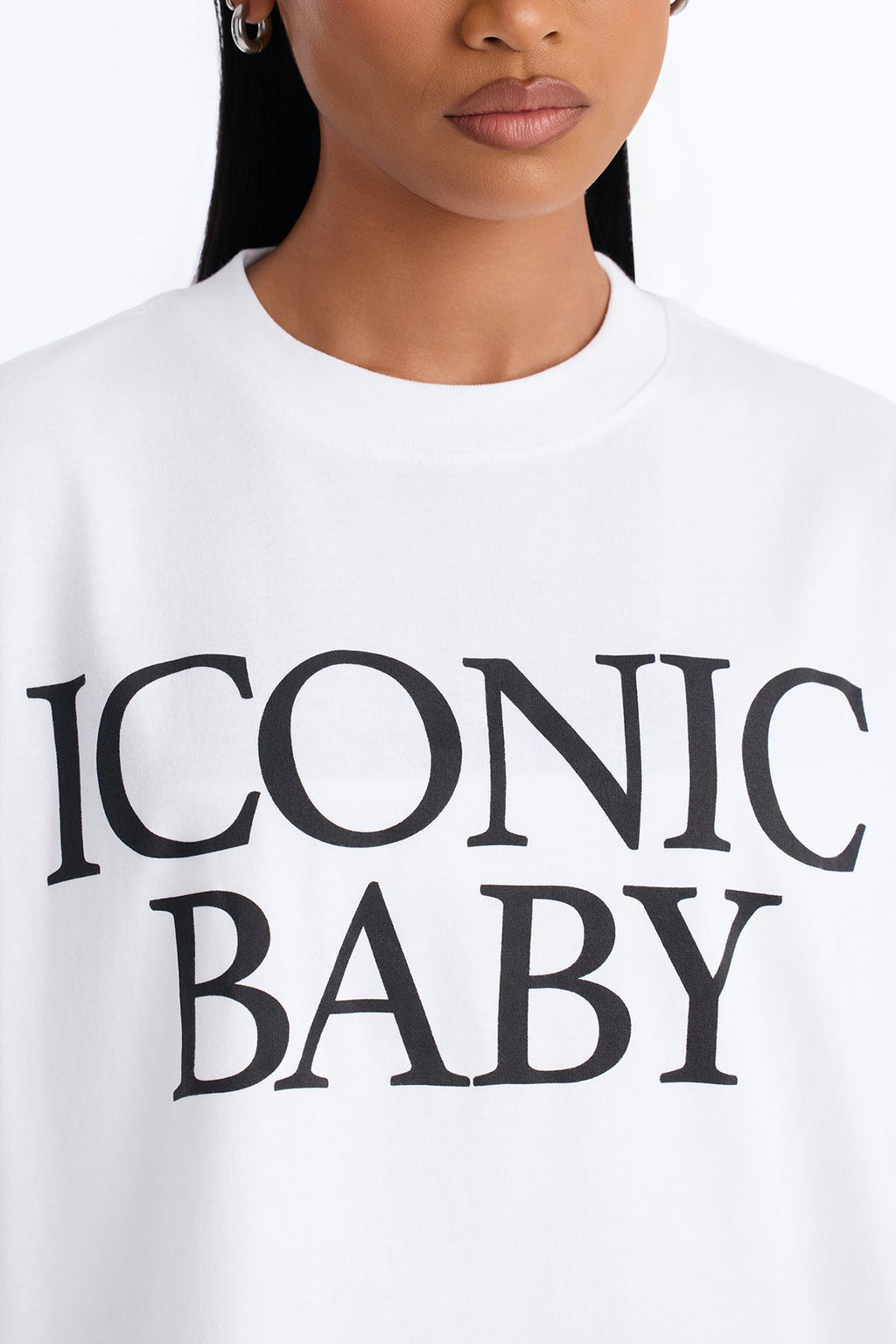 Iconic Baby Statement Tee - White