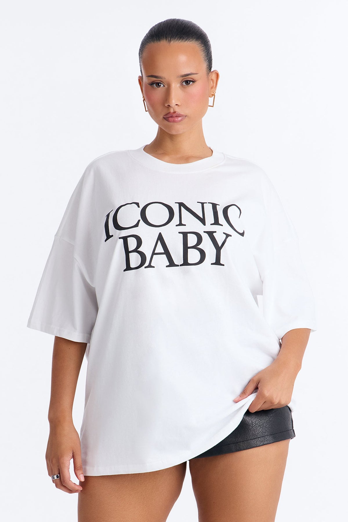Iconic Baby Statement Tee - White