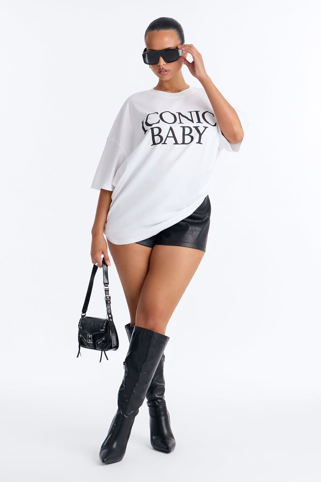 Iconic Baby Statement Tee - White