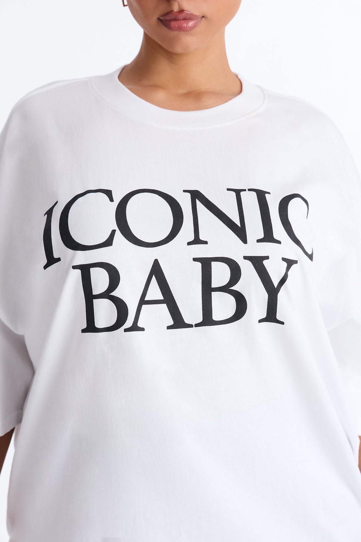 Iconic Baby Statement Tee - White