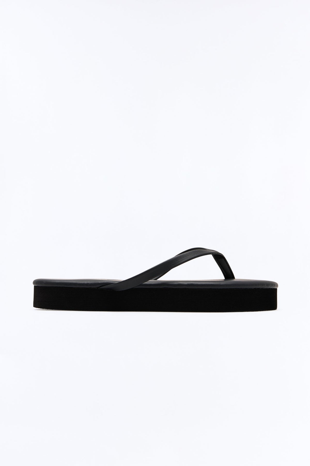 Holly Mini Platform Flip Flops - Black