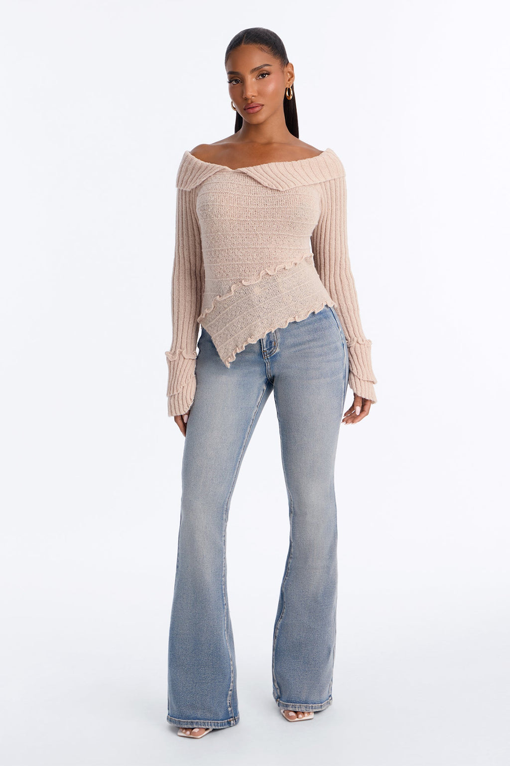 Warm Glow Pullover Sweater - Oatmeal