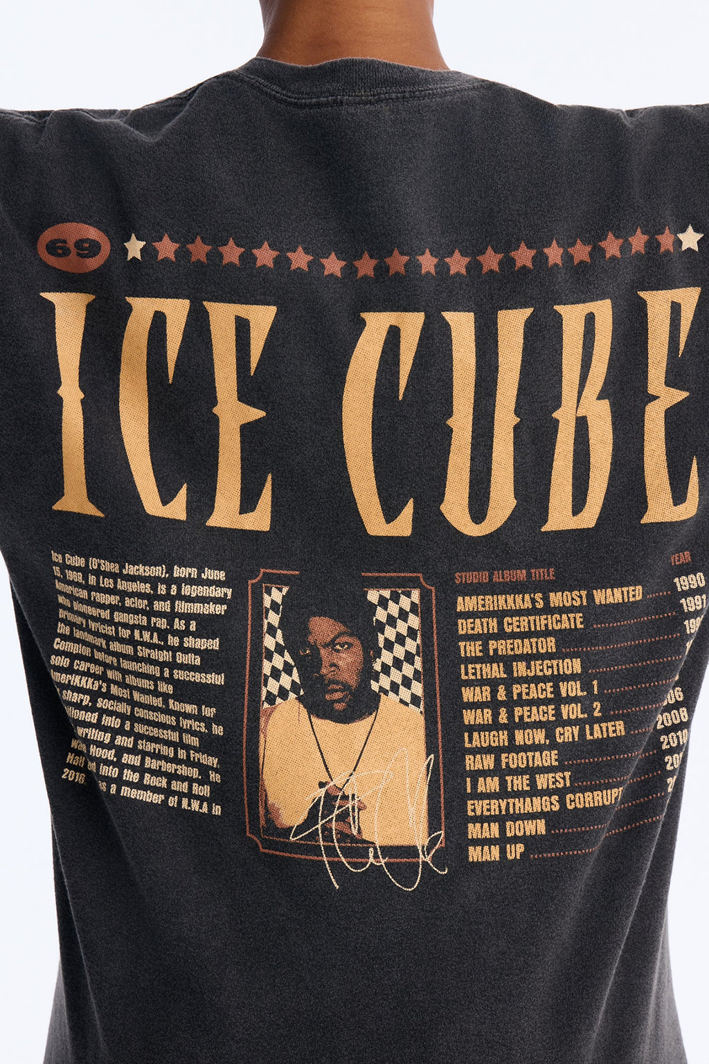 Ice Cube Classic Washed Tee - Black
