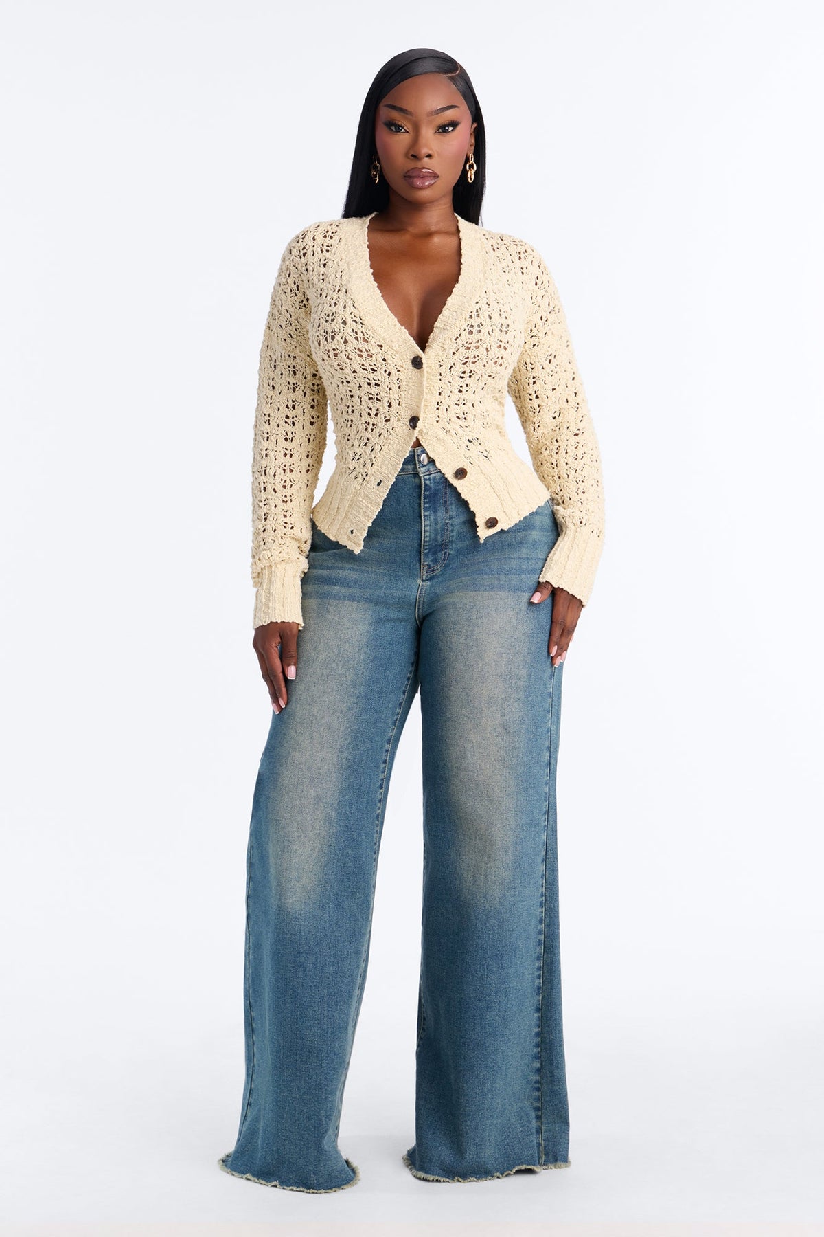 Made With Love Crochet Cardigan - Ivory