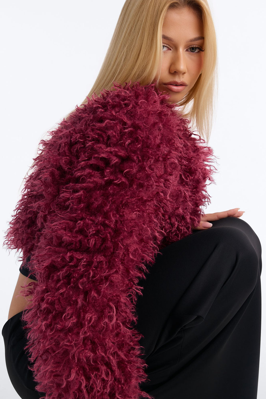Sydney Faux Fur Coat - Pink