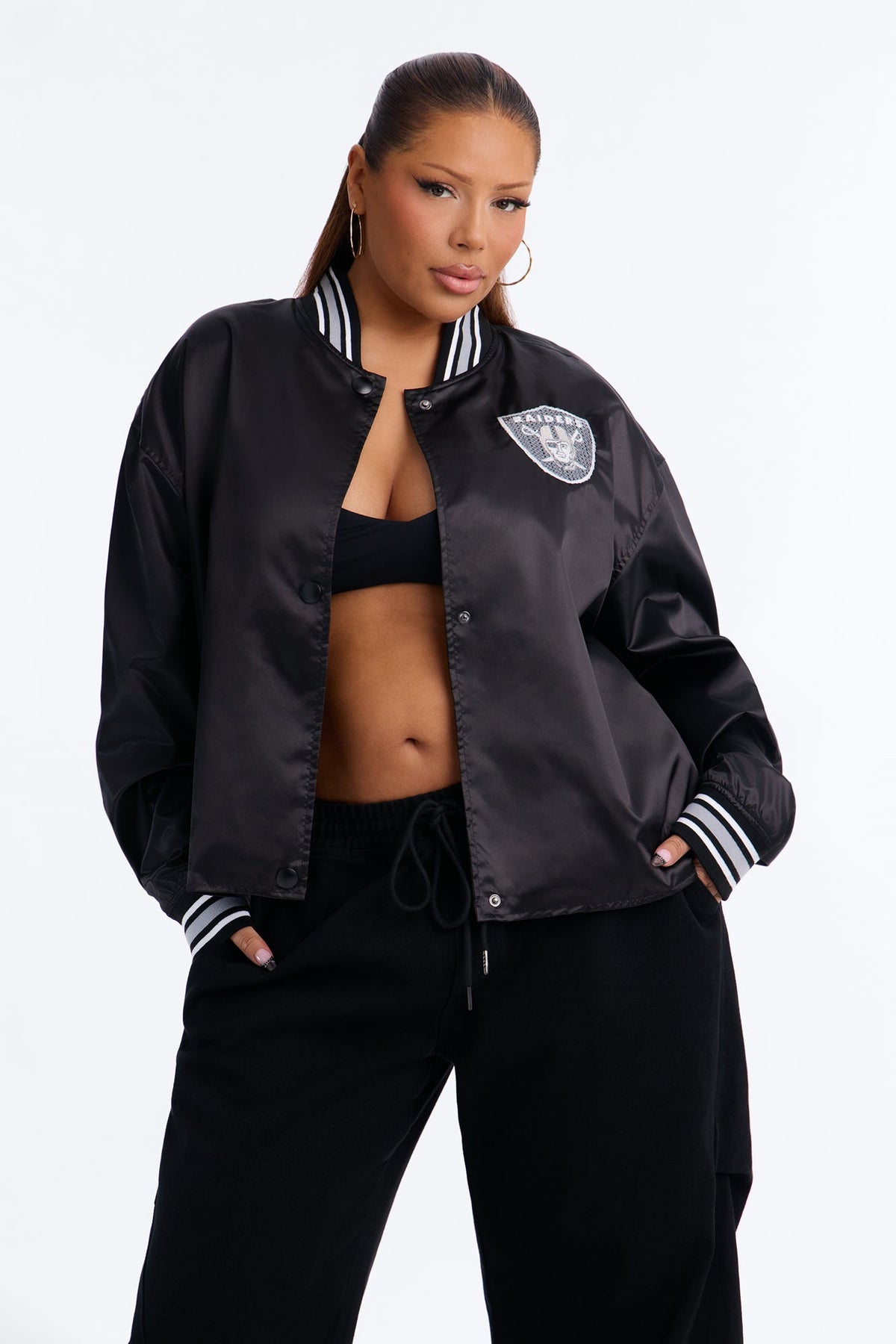 NFL Raiders Jacket - Black