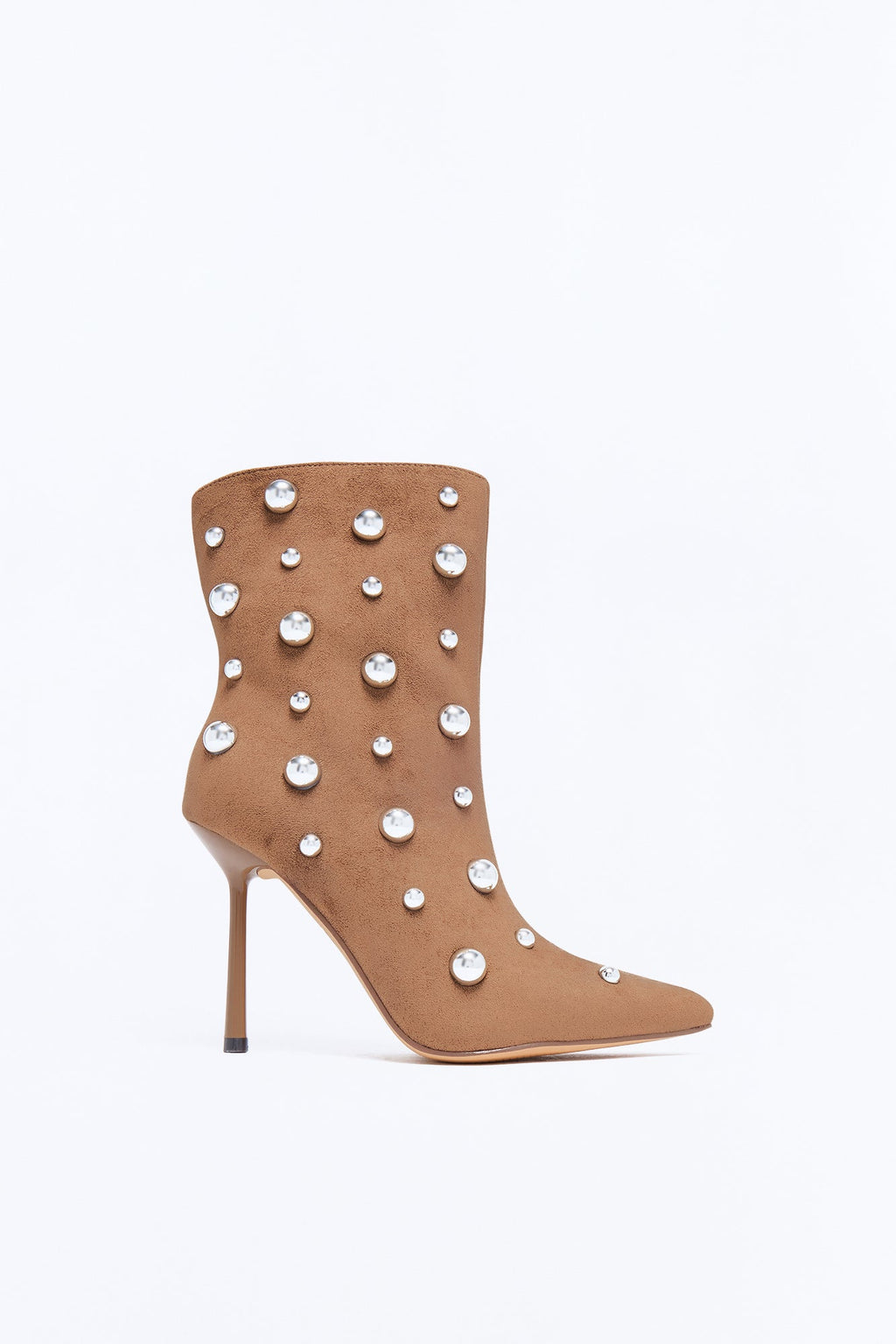 What It Gives Hardware Heeled Booties - Brown