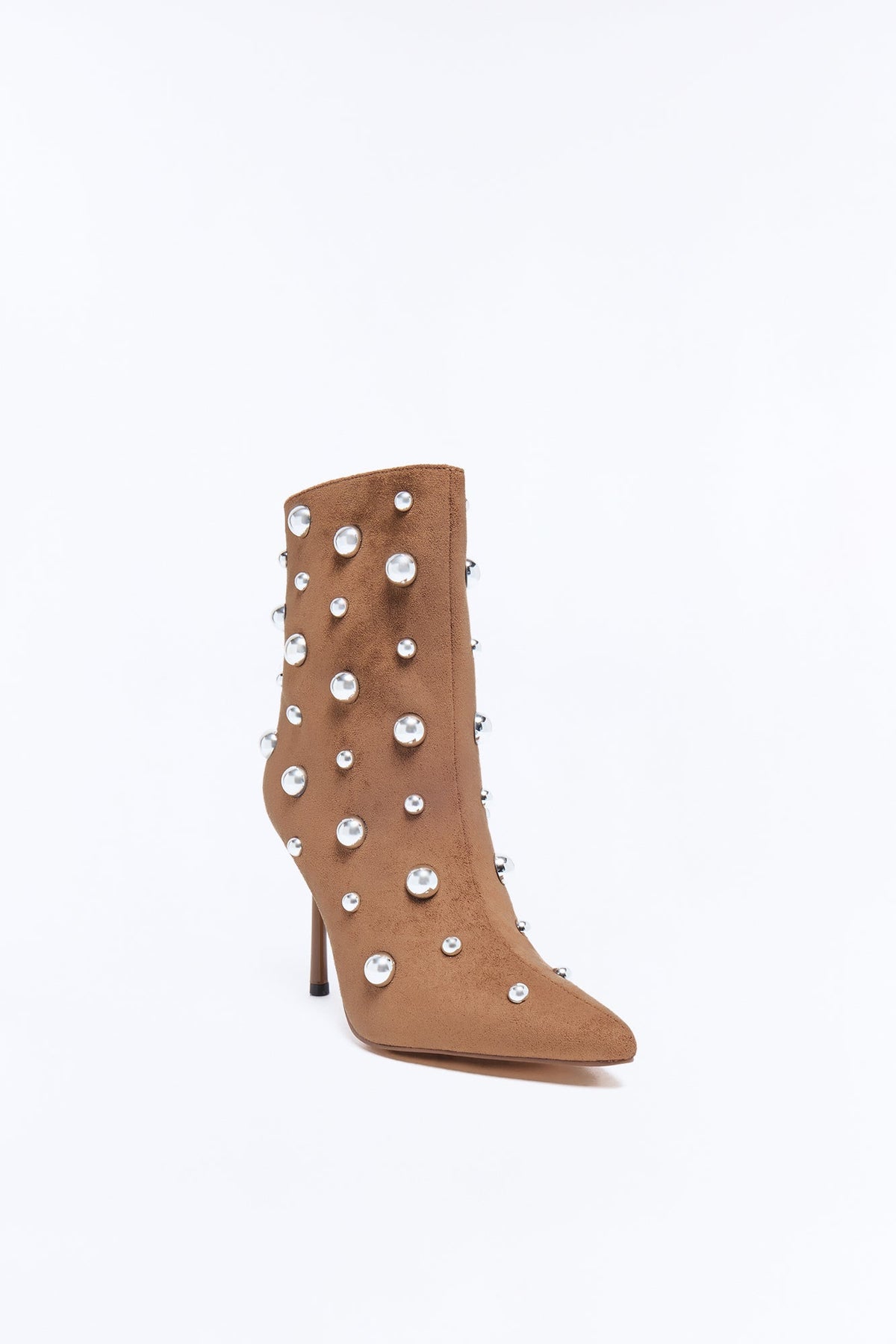 What It Gives Hardware Heeled Booties - Brown