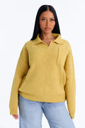 Ollie Polo Sweater - Mustard