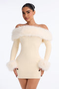 Tall So Purrfect Sweater Mini Dress - Cream