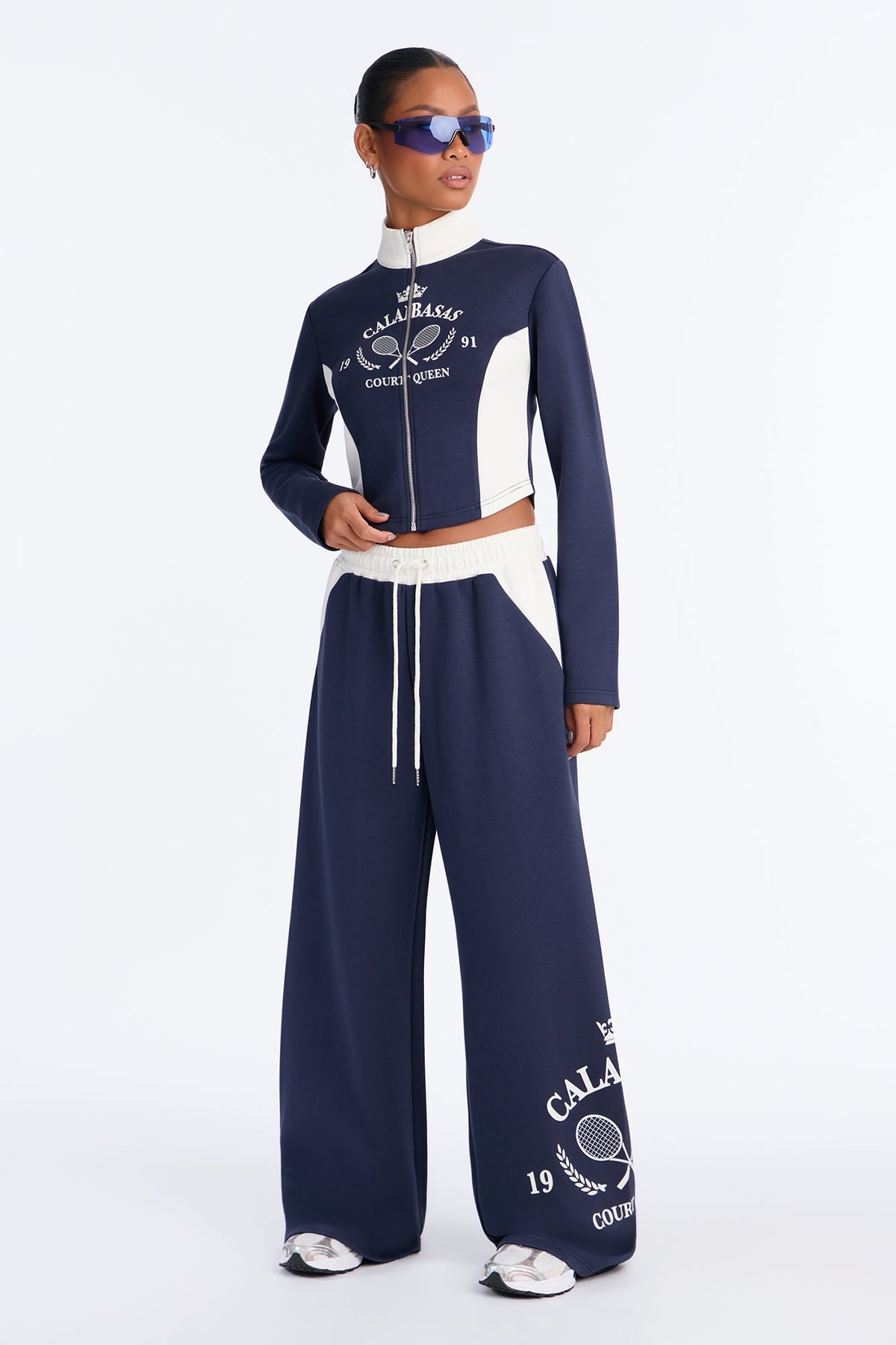 Calabasas Track Pant Set - Navy