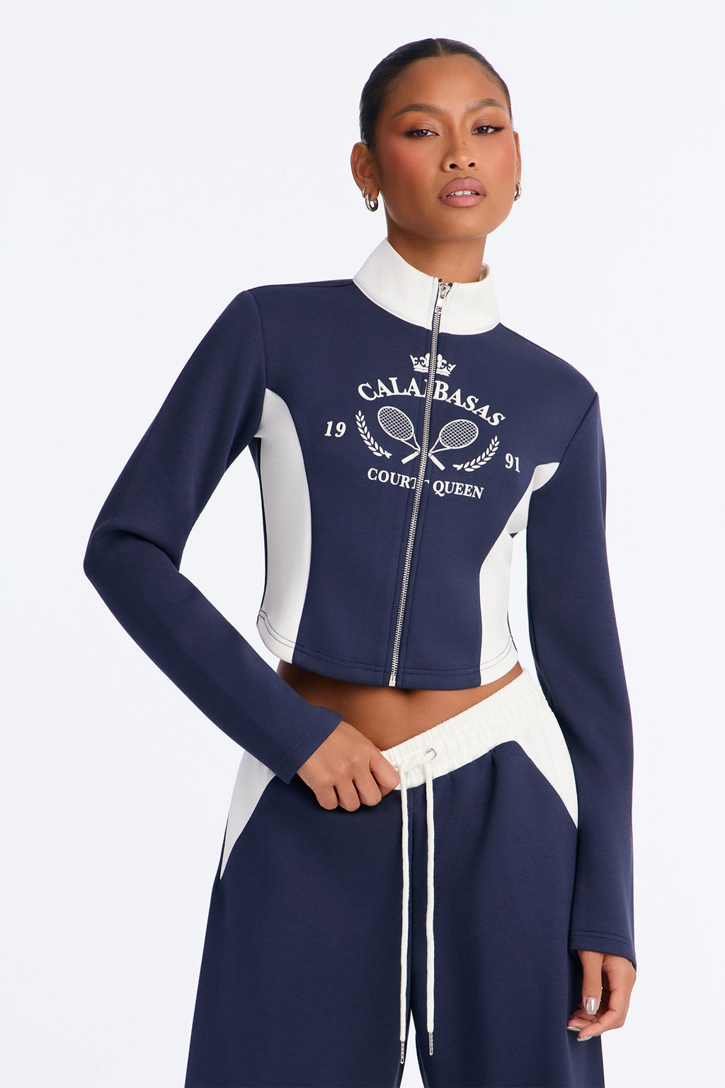 Calabasas Track Pant Set - Navy