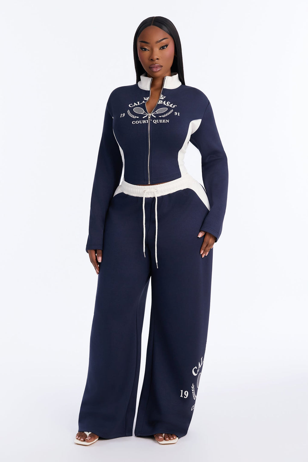Calabasas Track Pant Set - Navy