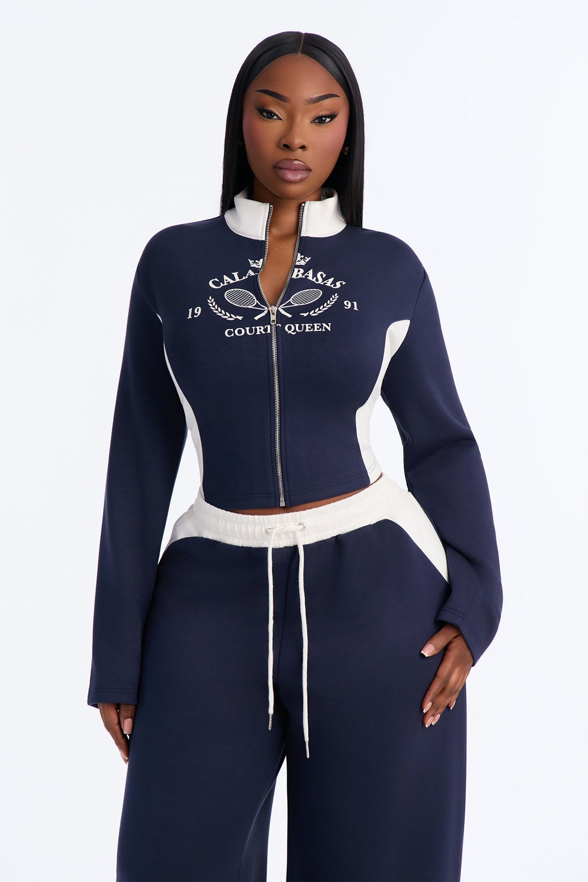 Calabasas Track Pant Set - Navy