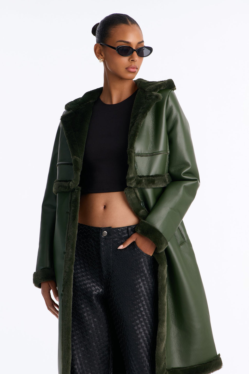 Better Than Your Next Convertible Trench Coat - Military Green